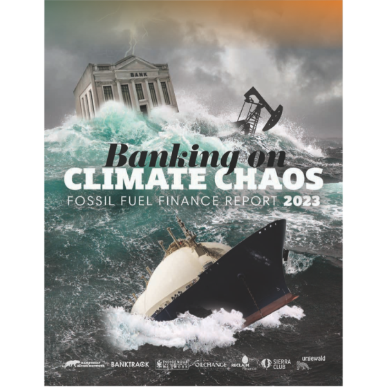 Banking on Climate Chaos cover